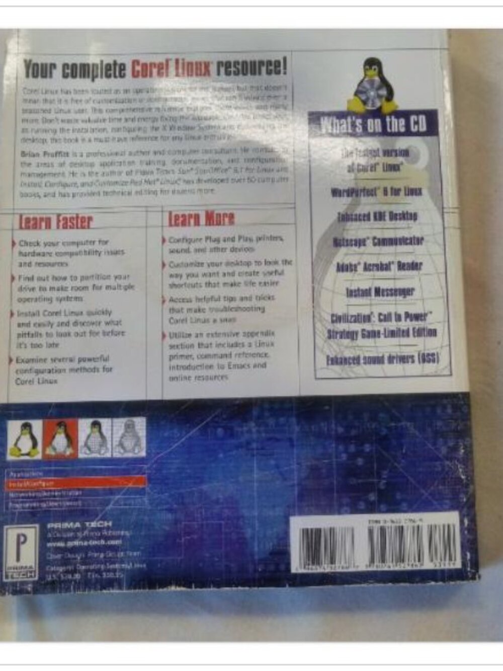 Install, Configure, and Customize Corel Linux Brian Proffitt 2000 First Edition - Picture 2 of 6
